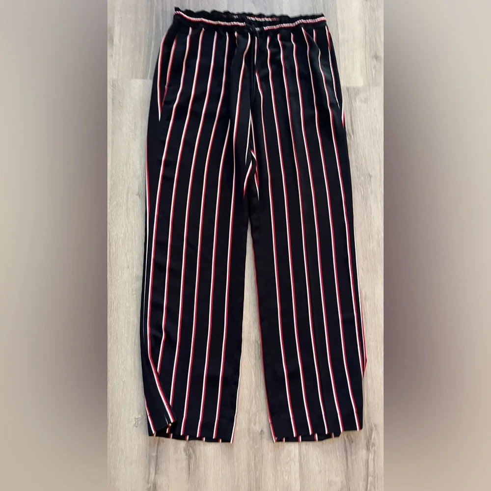 Tommy Hilfiger women’s Wide-Leg Striped Paints